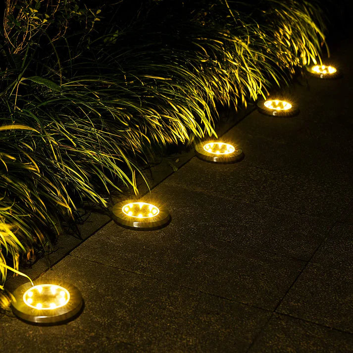 Zenor™ Solarne Lampki Gruntowe