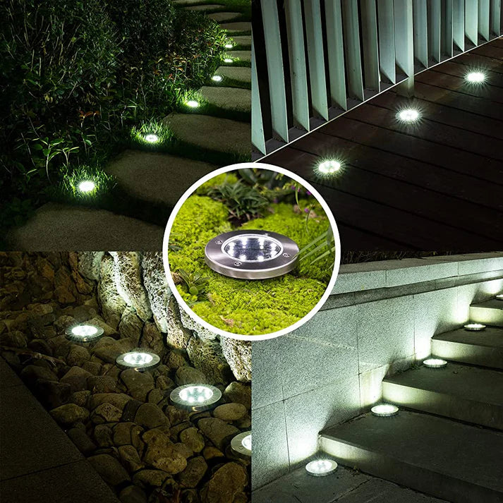 Zenor™ Solarne Lampki Gruntowe